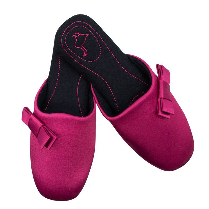 Pampuschen Jane satin beere Begrenzt auf 3 Tage
