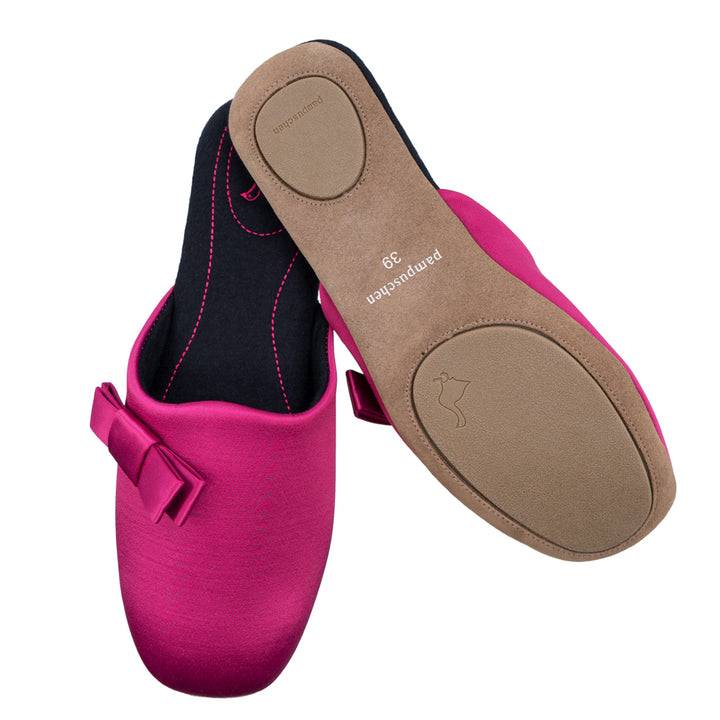 Pampuschen Jane satin beere Begrenzt auf 3 Tage