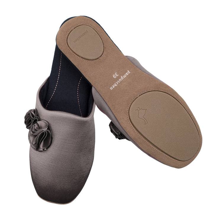 Pampuschen Ginger satin taupe Speichern exportieren