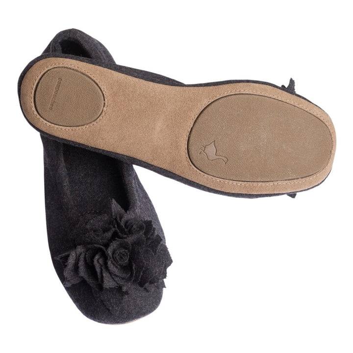 Pampuschen Grace wool anthrazit Schlussverkauf