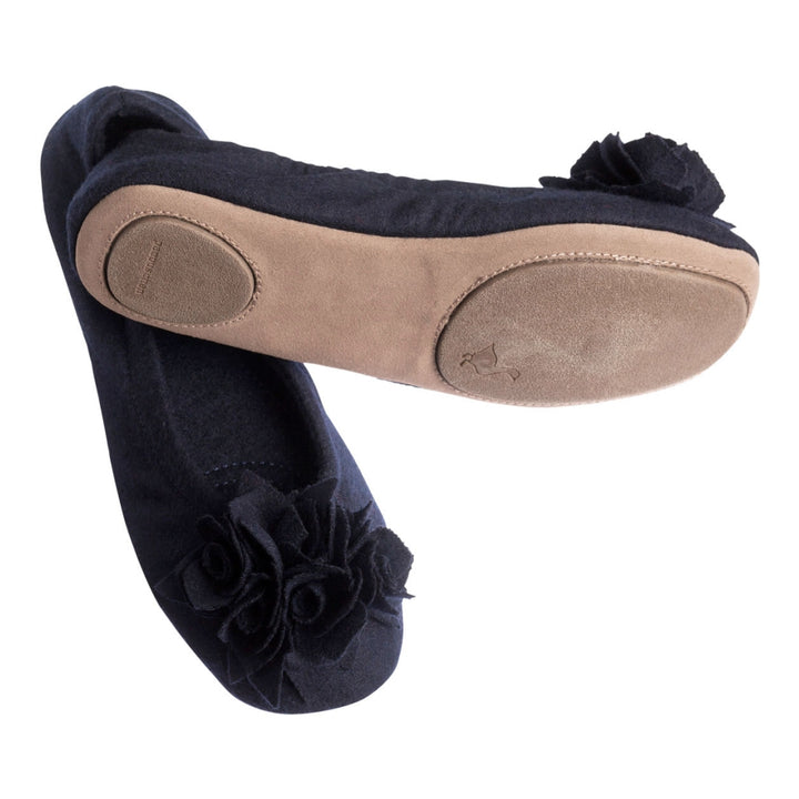 Pampuschen Grace wool dunkelblau Fabrikverkauf