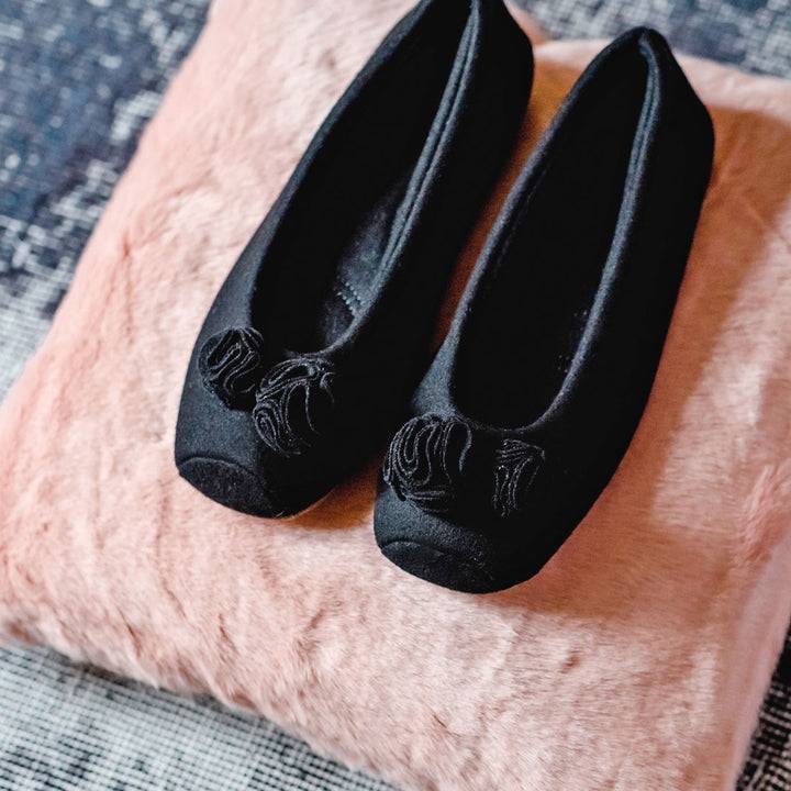 Pampuschen Betty schwarz Sonderangebot