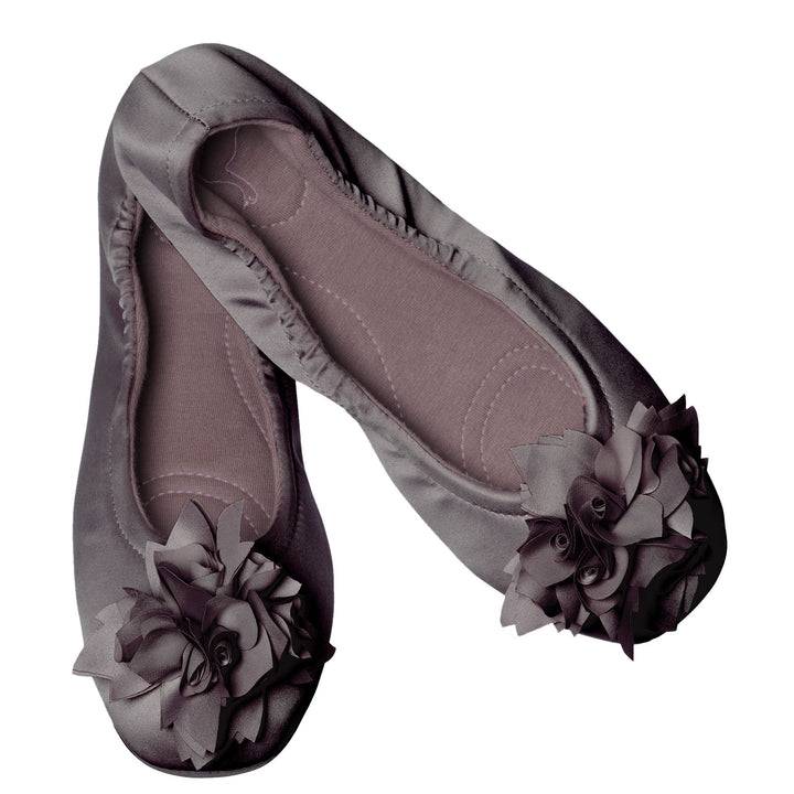 Pampuschen Grace satin taupe Flash Sale