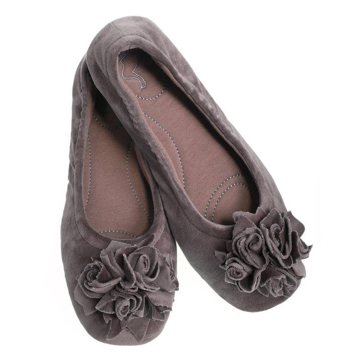 Pampuschen Grace velvet taupe Begrenztes Angebot