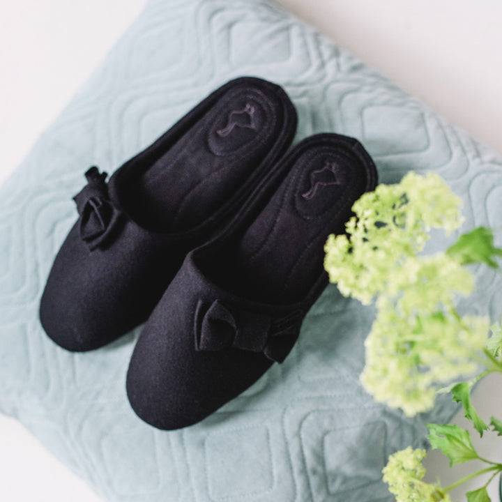 Pampuschen Jacky wool schwarz Online Shopping