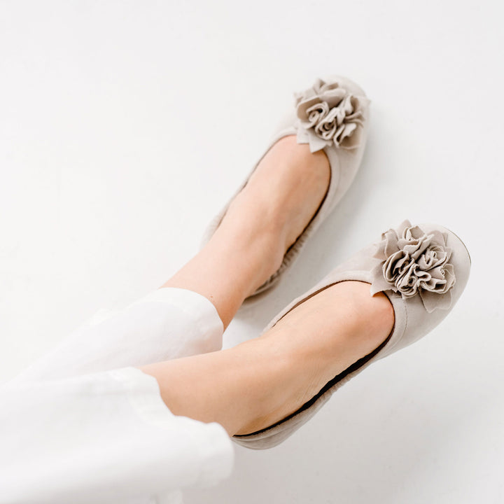 Pampuschen Grace velvet dunkle Perle Preisnachlass