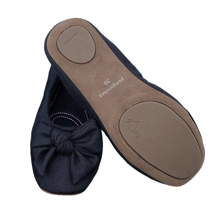 Pampuschen Daisy wool schwarz Black Friday