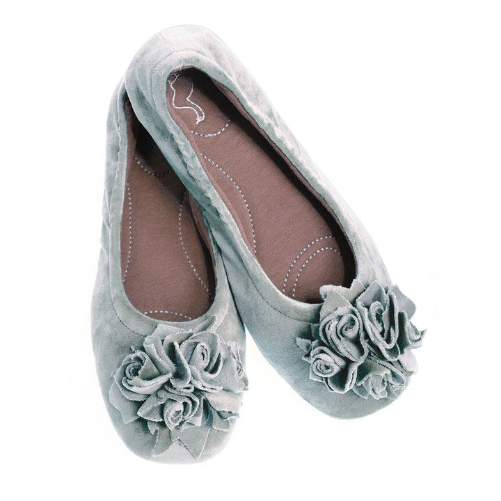 Pampuschen Grace velvet eisgrau Cyber Monday