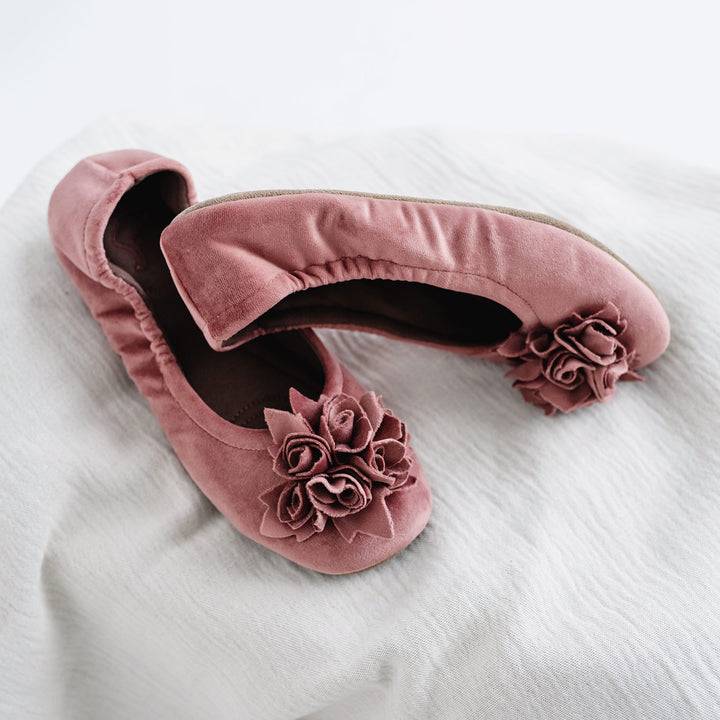 Pampuschen Grace velvet rosenholz Top Angebot
