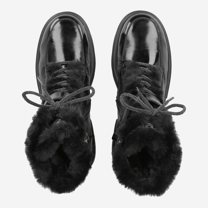 Paul Green Schnürbootie mit Warmfutter 8123-014 Großer Ausverkauf