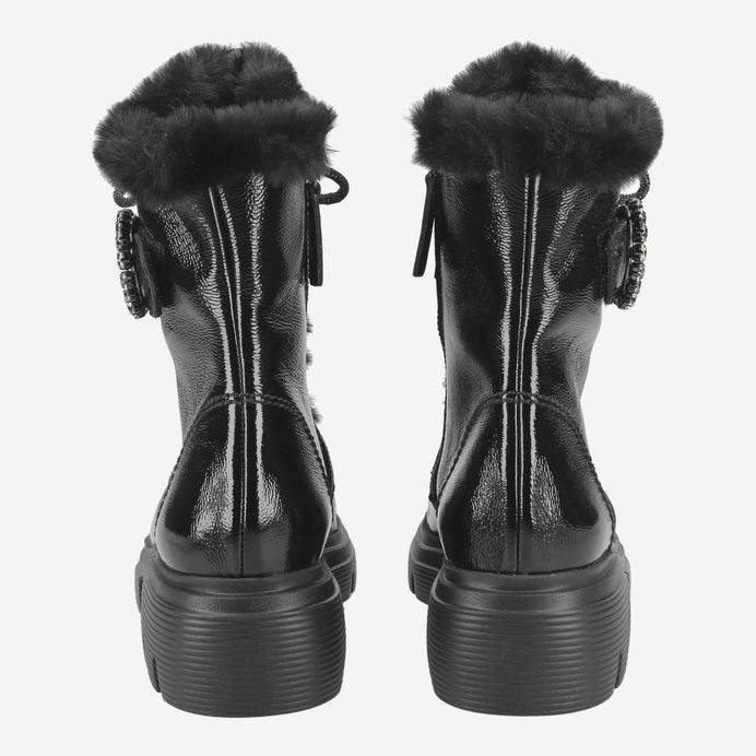 Paul Green Schnürbootie mit Warmfutter 8123-014 Großer Ausverkauf