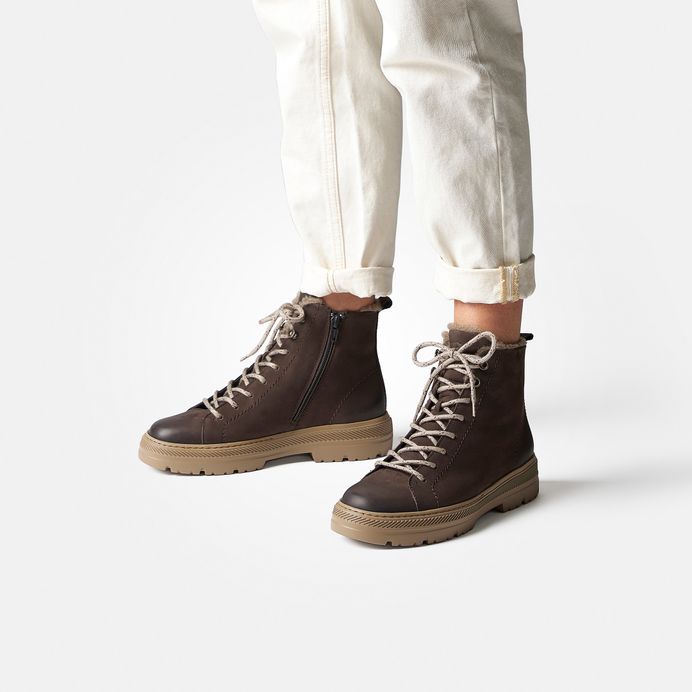 Paul Green Schnürstiefelette mit Warmfutter 5287-066 Online Outlet