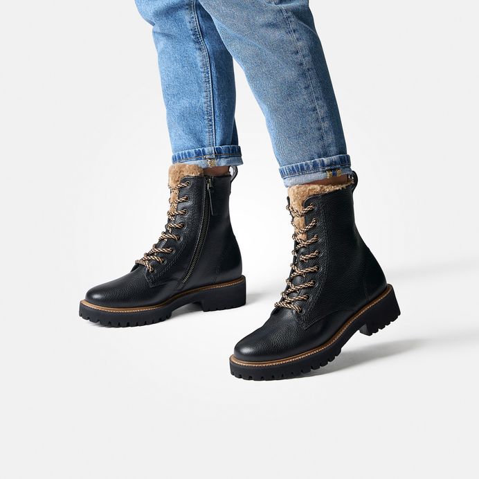 Paul Green Schnürbootie mit Warmfutter 8175-016 Super Sparpreis