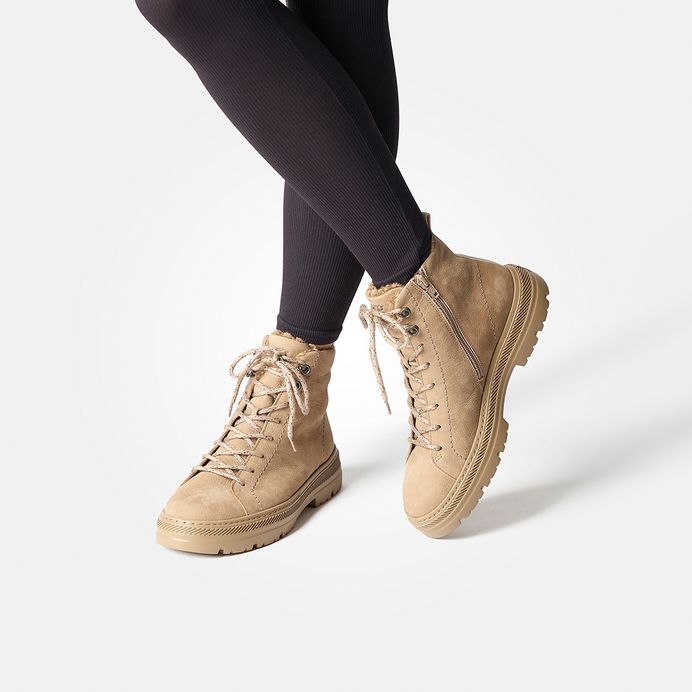 Paul Green SUPER SOFT Schnürstiefelette mit Warmfutter 5287-004 Fabrikverkauf