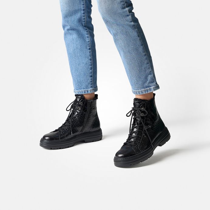 Paul Green Schnürstiefelette mit Warmfutter 5287-076 Schlussverkauf