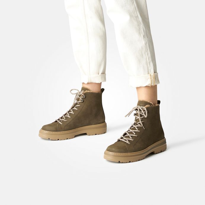 Paul Green SUPER SOFT Schnürstiefelette mit Warmfutter 5287-024 Tiefpreis