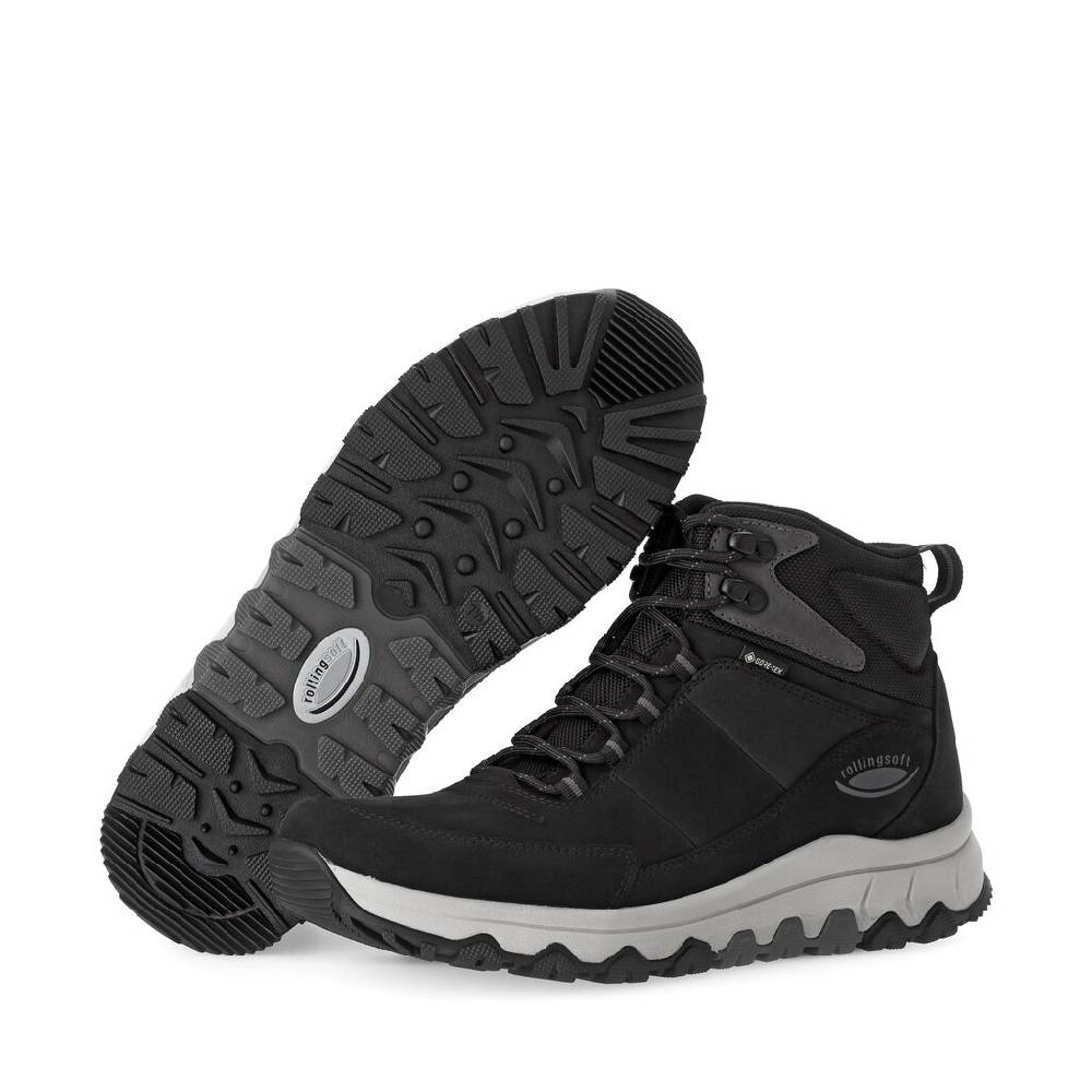 ﻿Pius Gabor rollingsoft Boot schwarz Letzte 2 Tage