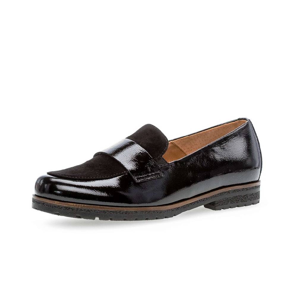 Pius Gabor Slipper schwarz Saisonale Angebote