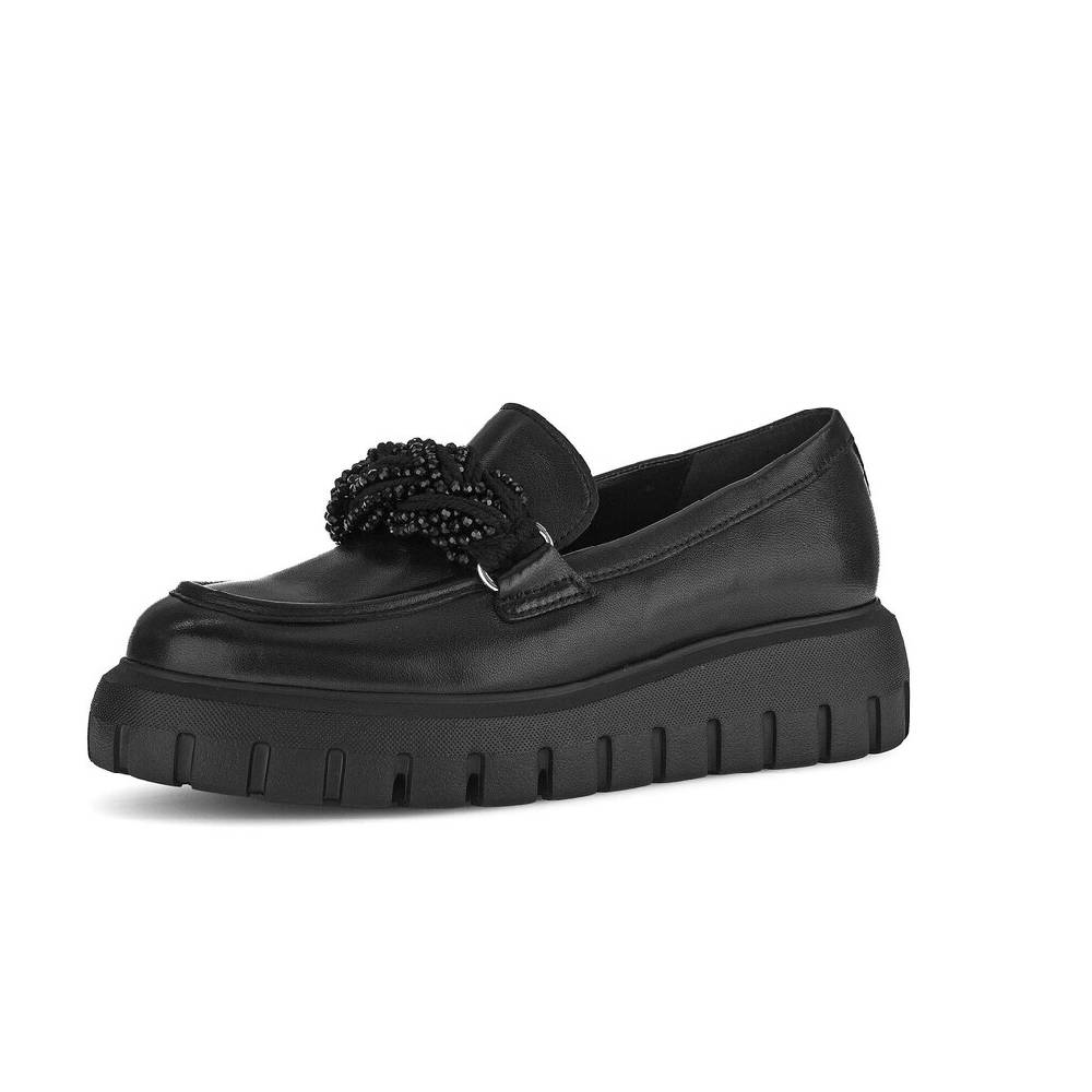 Pius Gabor Loafer schwarz Sonderangebote