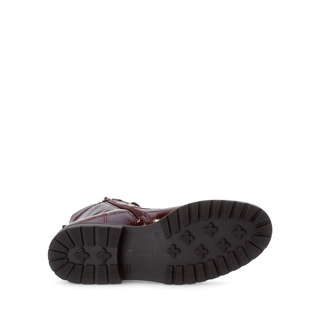 Pius Gabor Schnürstiefelette rot Wochenangebot