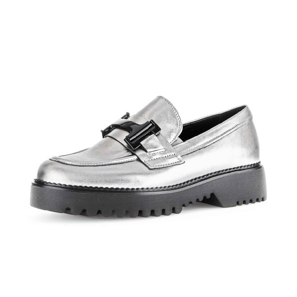 Pius Gabor Loafer silber Nur für heute