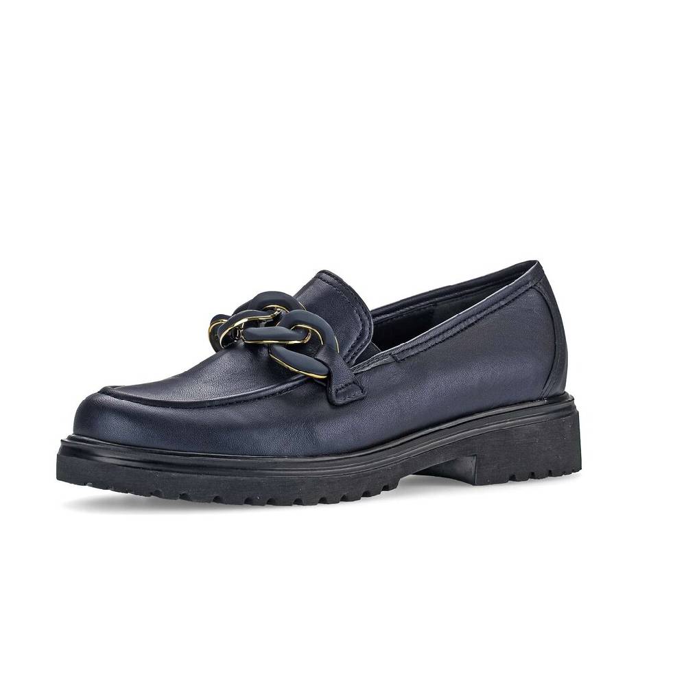 Pius Gabor Loafer blau Sonderangebot der Fabrik