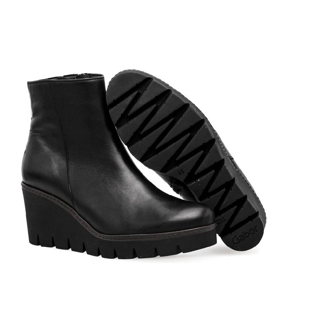 Pius Gabor Plateau Stiefelette schwarz Osterangebot