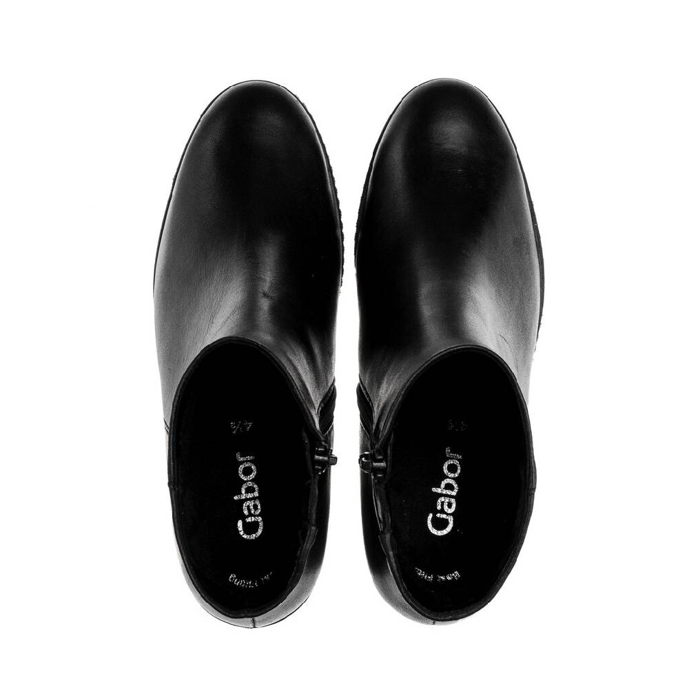 Pius Gabor Plateau Stiefelette schwarz Osterangebot