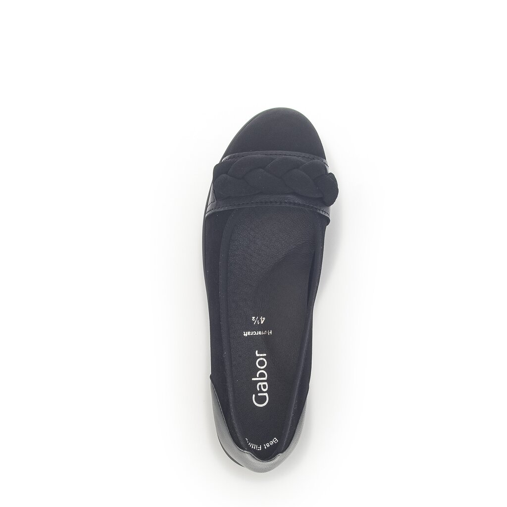 Pius Gabor Sportliche Ballerina schwarz Tiefpreis