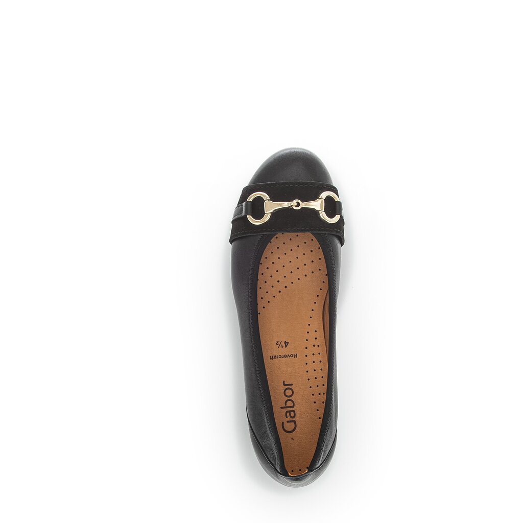 Pius Gabor Sportliche Ballerina schwarz Super Sparpreis