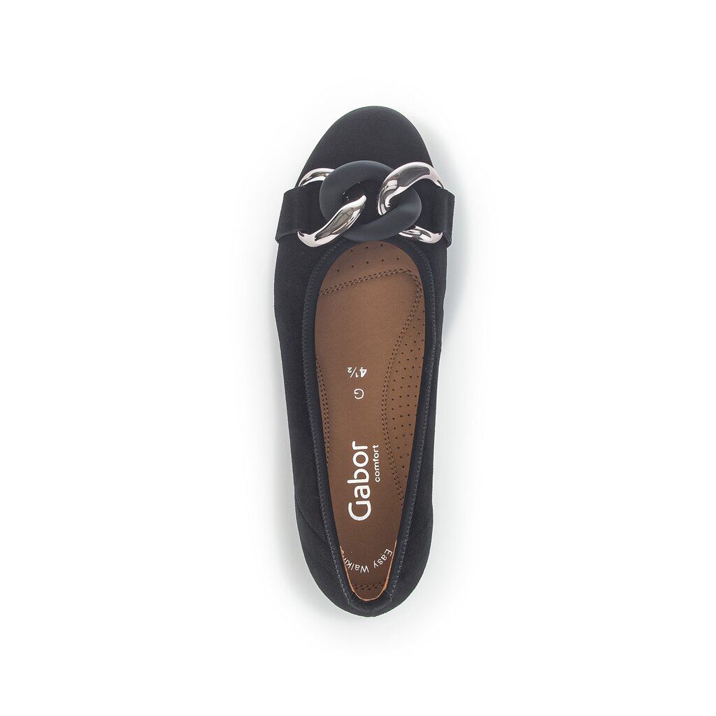 Pius Gabor Sportliche Ballerina schwarz Zeitbegrenzte Promotion