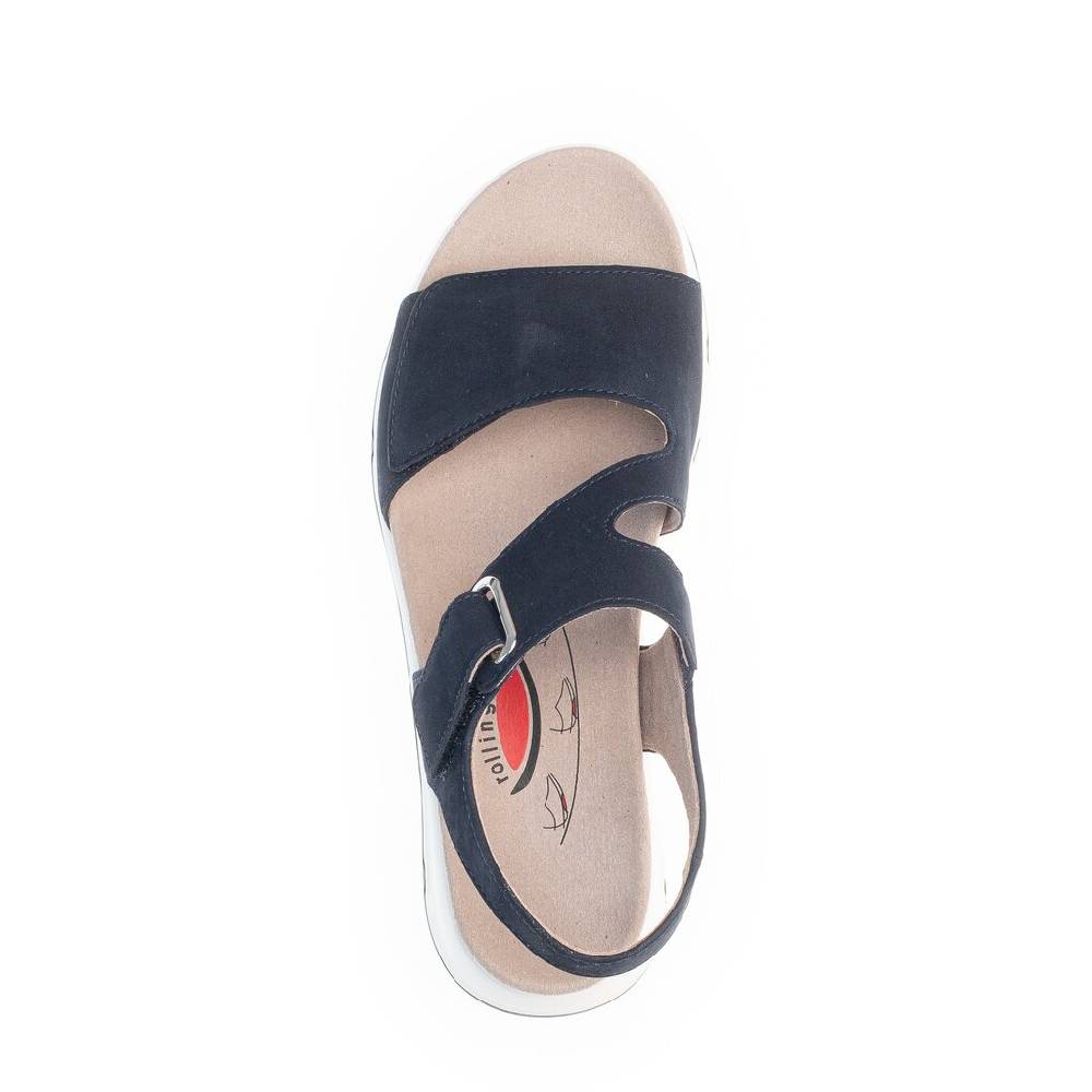 Pius Gabor Trekkingsandale blau Discount Store für neue Produkte
