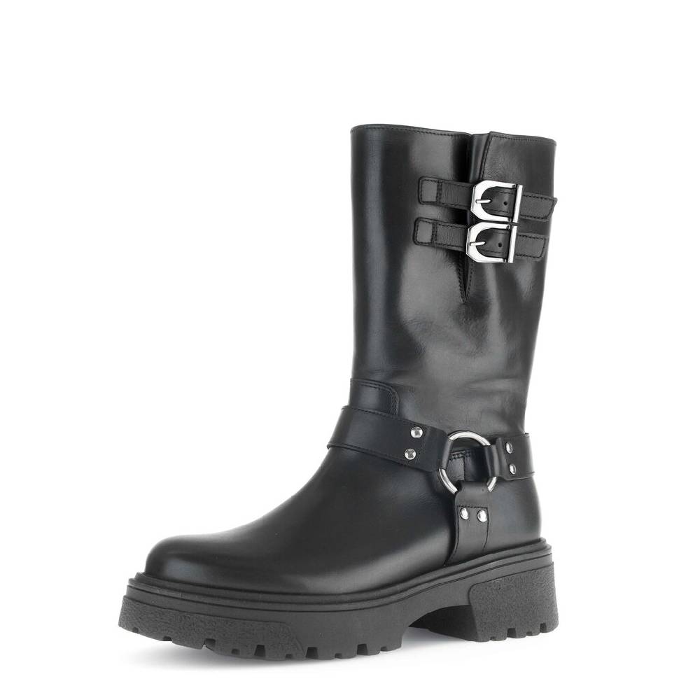 Pius Gabor Biker Boots schwarz Clearance-Verkauf
