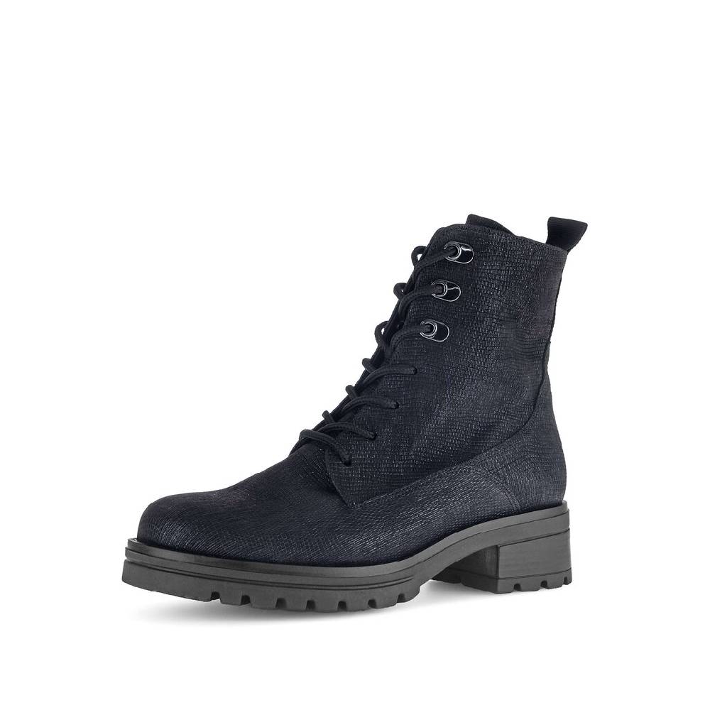 Pius Gabor Schnürstiefelette blau Outlet