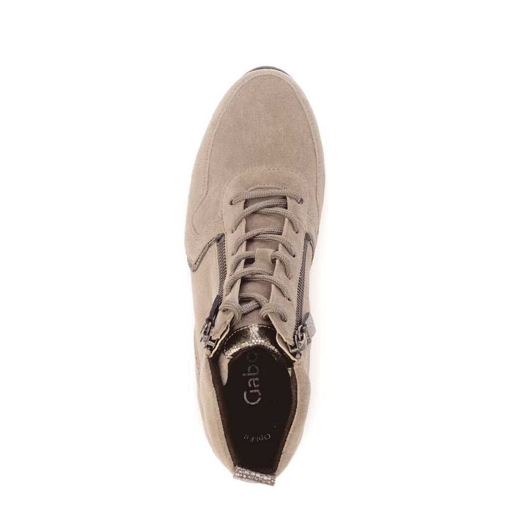 Pius Gabor Schnürstiefelette beige Fabrikpreis