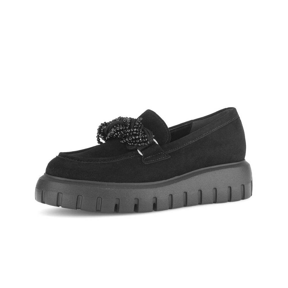Pius Gabor Loafer schwarz Black Friday Preise