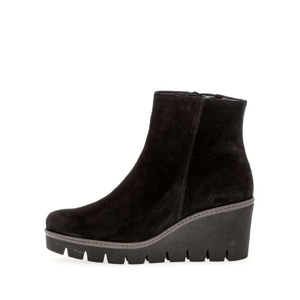 Pius Gabor Plateau Stiefelette schwarz Outlet