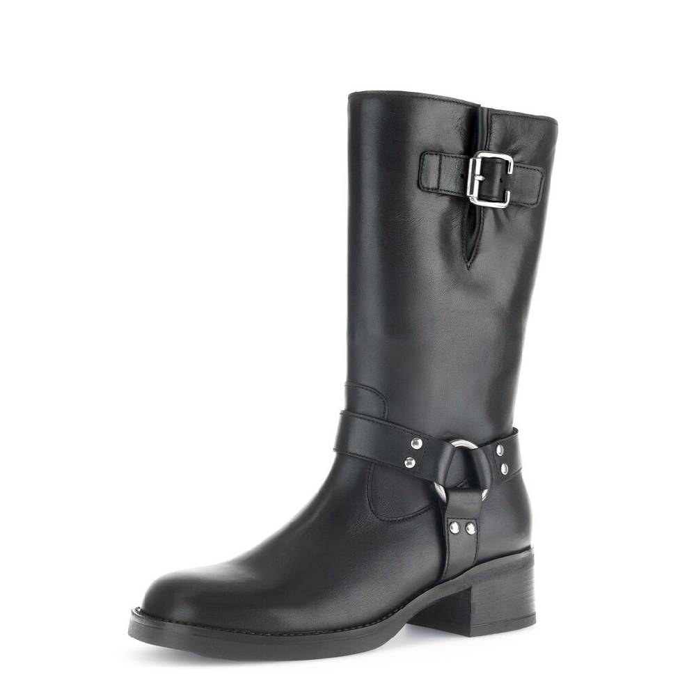 Pius Gabor Cowboy Boots schwarz Günstiger Verkauf