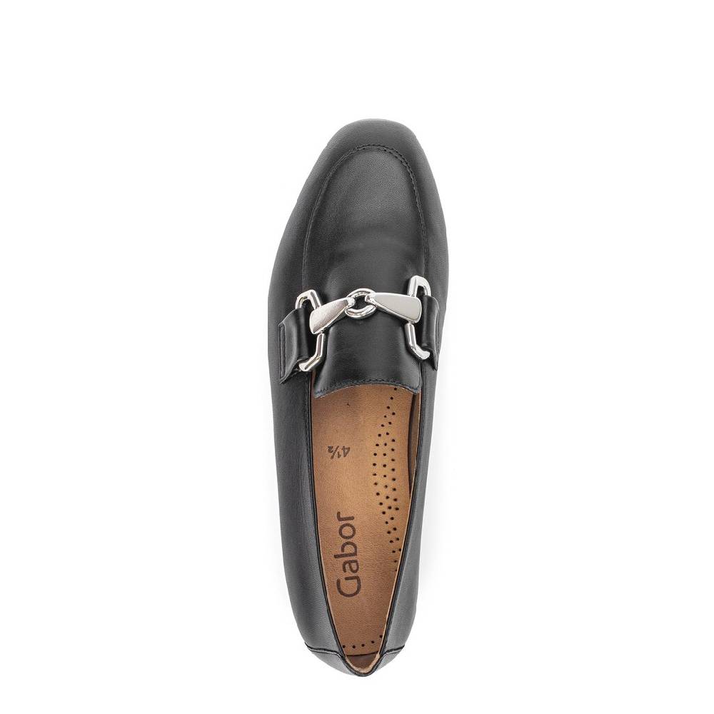 Pius Gabor Slipper schwarz Osterangebot