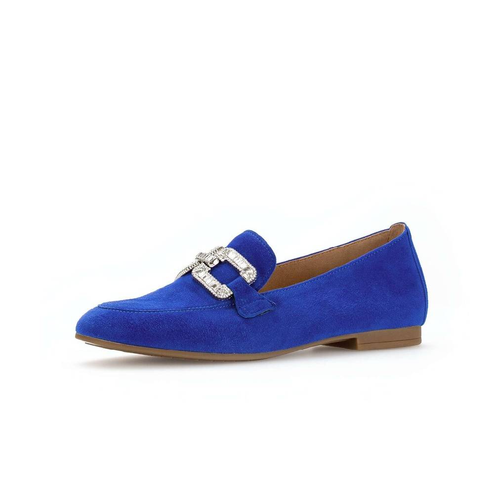 Pius Gabor Slipper blau Zeitlich begrenztes Angebot