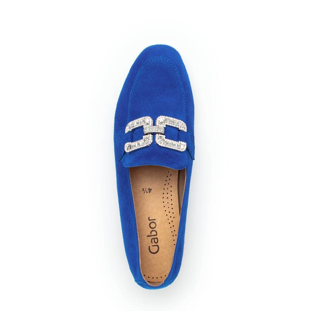 Pius Gabor Slipper blau Zeitlich begrenztes Angebot