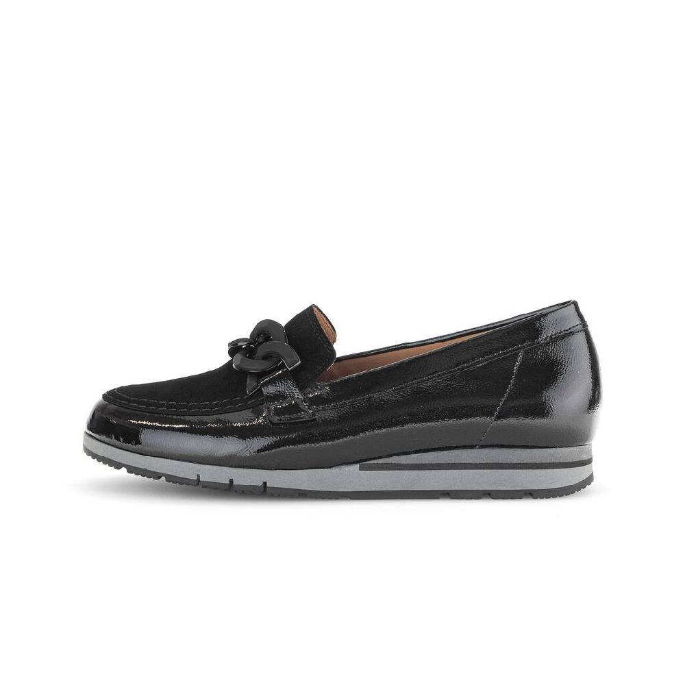 Pius Gabor Slipper schwarz