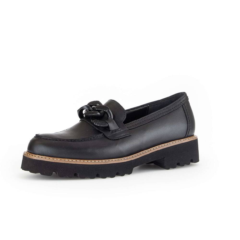 Pius Gabor Loafer schwarz Riesige Rabatte