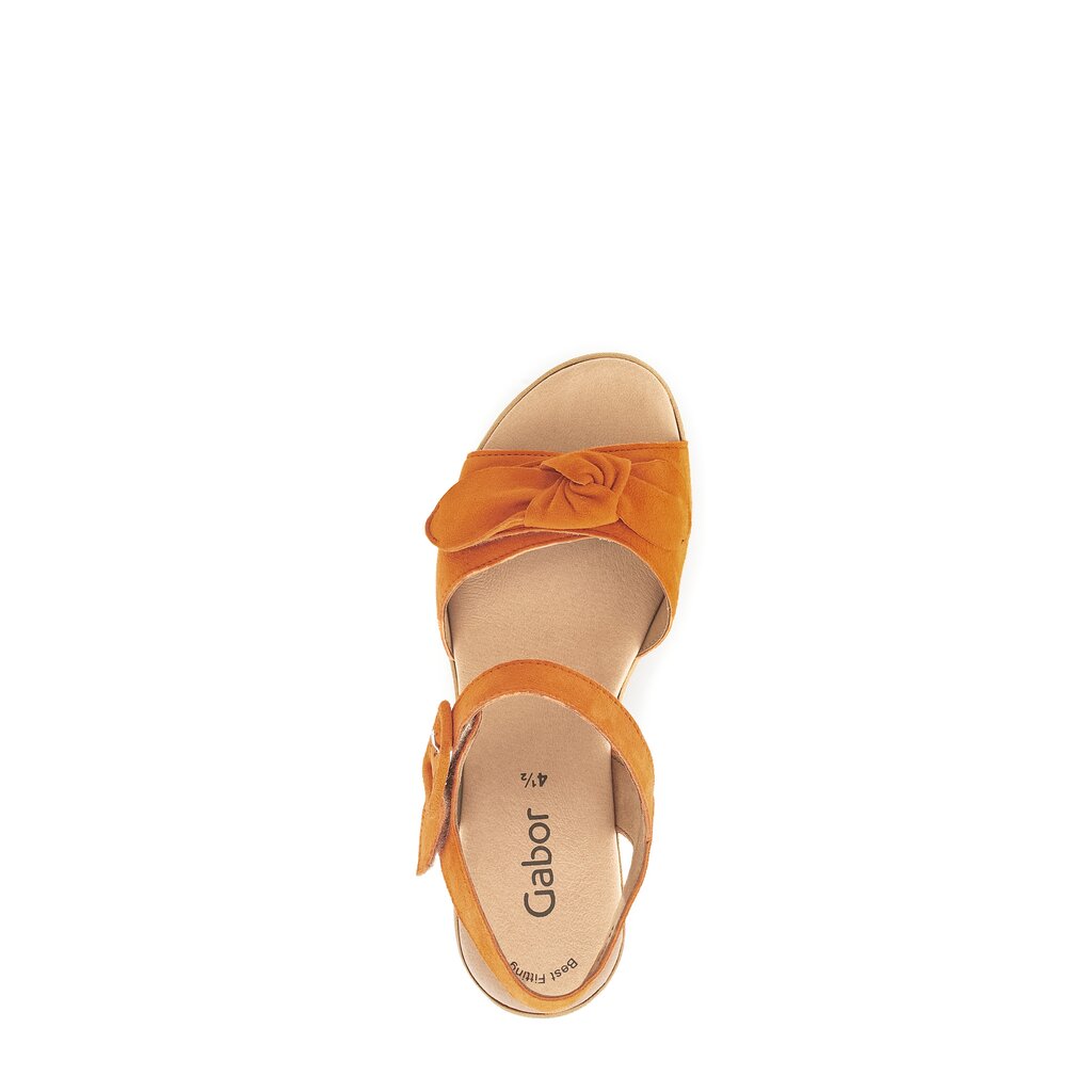 Pius Gabor Riemchensandale orange Clearance-Verkauf