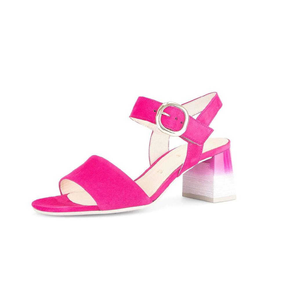 Pius Gabor Riemchensandale pink Fabrikladen