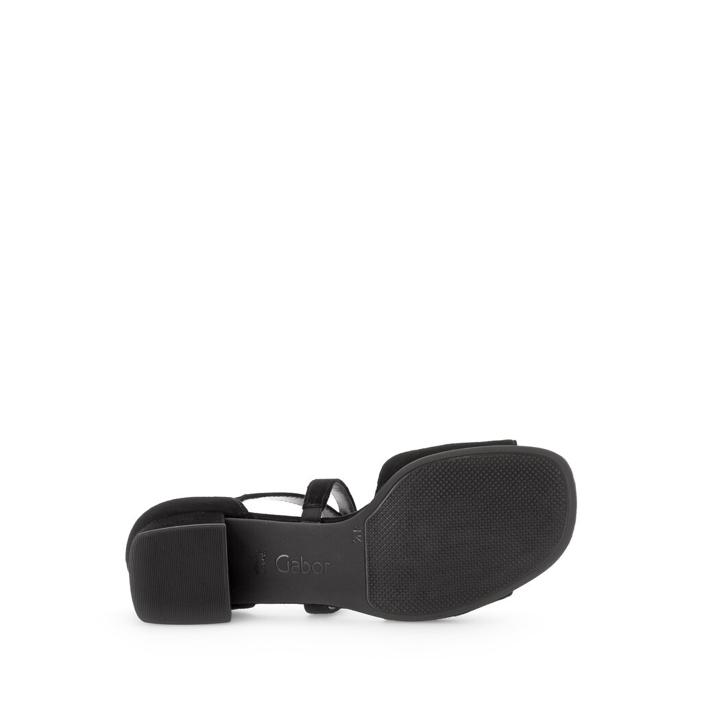 Pius Gabor Riemchensandale schwarz Outlet