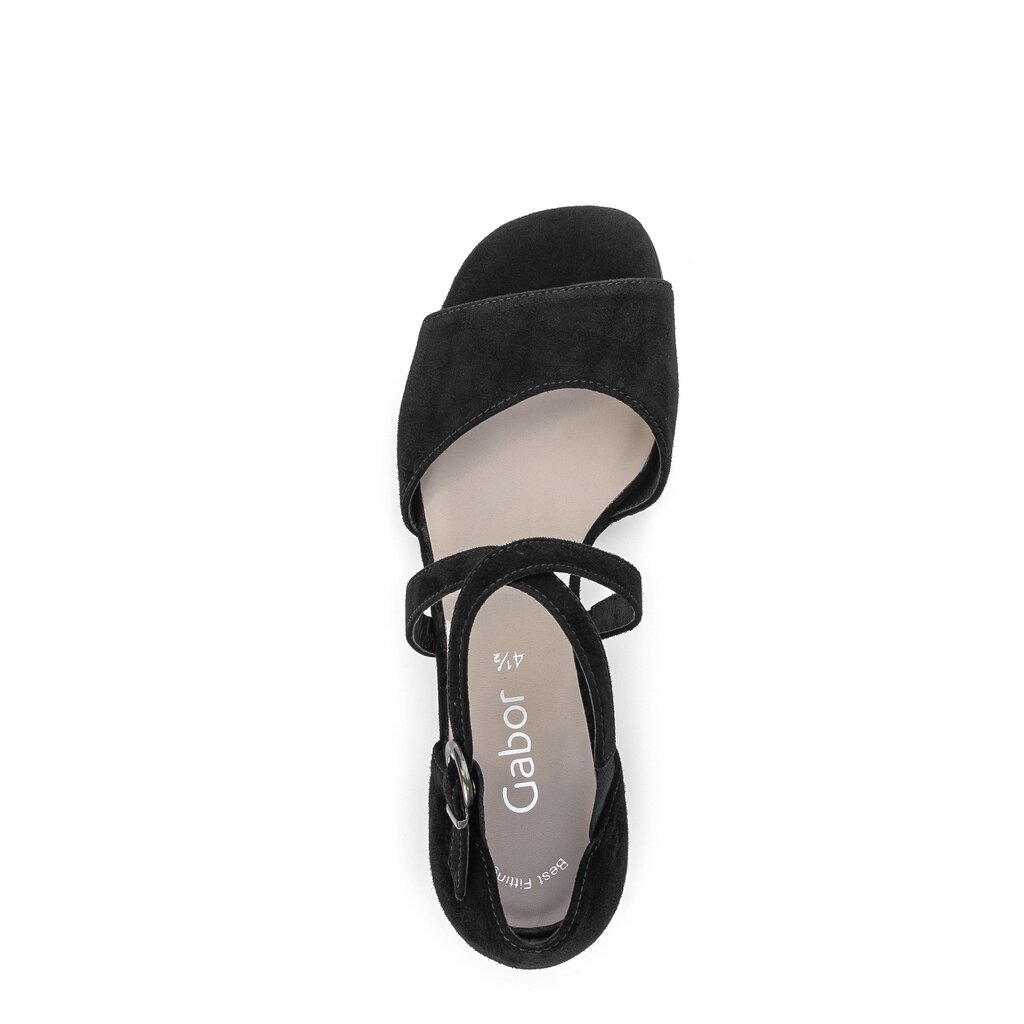 Pius Gabor Riemchensandale schwarz Outlet
