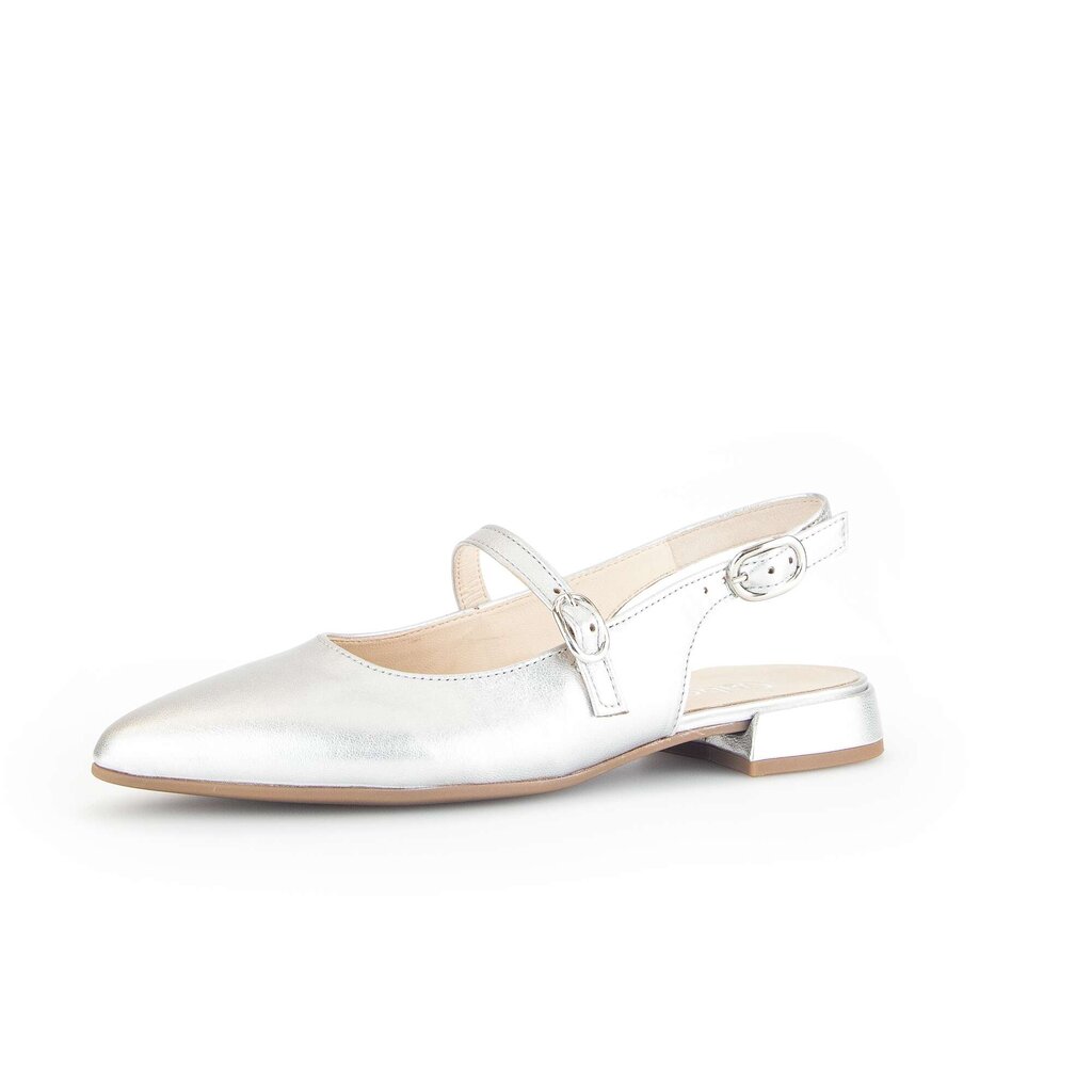 Pius Gabor Slingpumps silber im Angebot