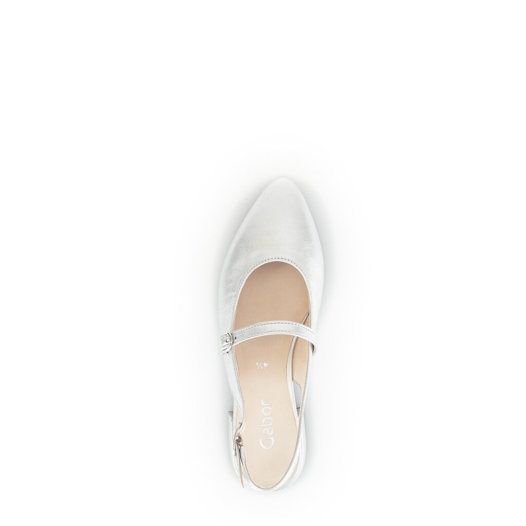 Pius Gabor Slingpumps silber im Angebot