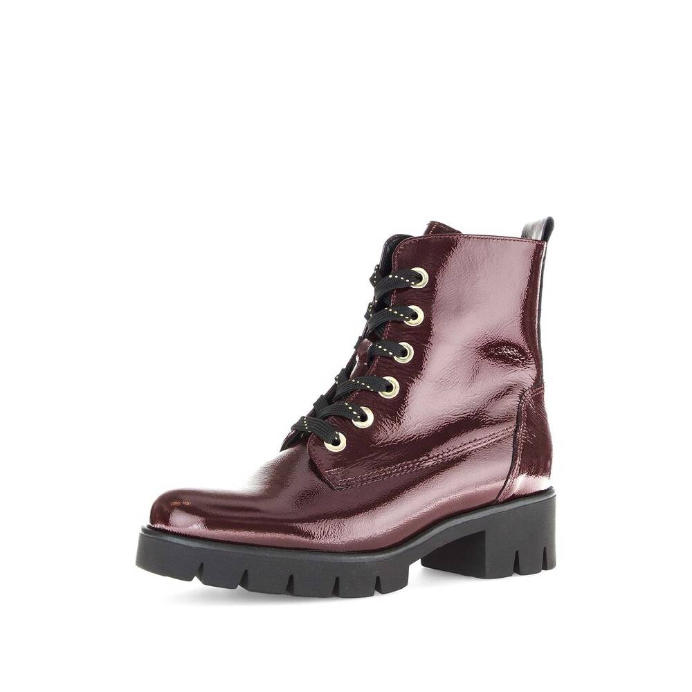 Pius Gabor Biker Boots rot Begrenztes Angebot